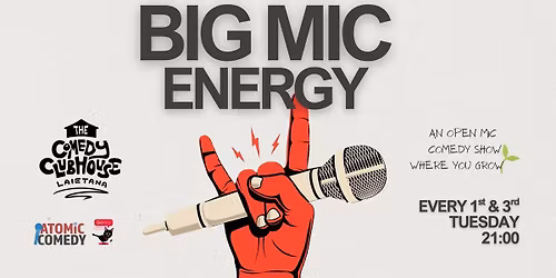 Big Mic Energy \u2022 Fems & Thems comedy open mic in English