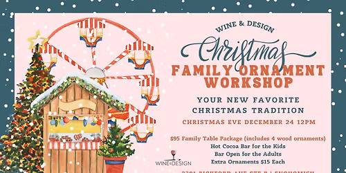 Family Ornament Workshop: Your New Favorite Christmas Tradition | Wine & Design