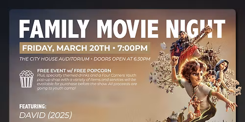 Family Movie Night \/ Pop-up Shop - Community Welcome!