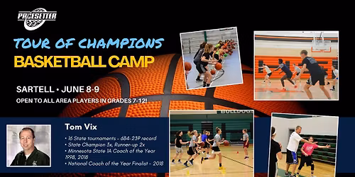 Sartell Tour of Champions Basketball Camp
