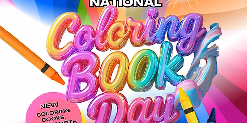 National Coloring Book Day Party With Get Ya Color On Studios