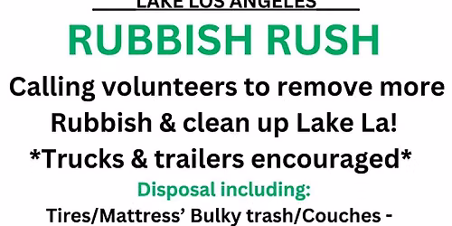Lake LA Rubbish Rush