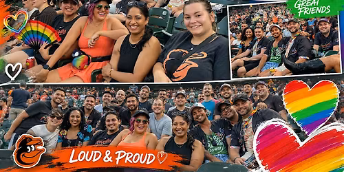 Orioles Pride Night with Stonewall Baltimore