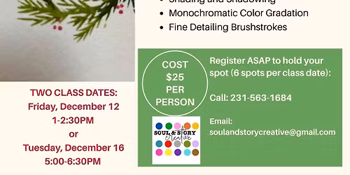 Watercolor Trees & Wreaths Class with Michelle Kunze