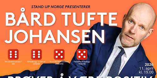 B\u00e5rd Tufte Johansen \u2013 Pr\u00f8ver \u00e5 v\u00e6re positiv