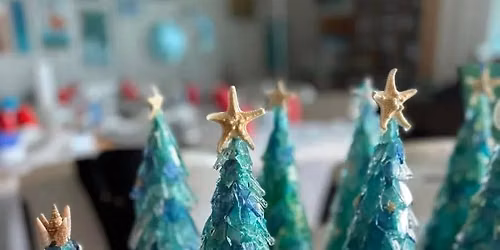 10\u201d Sea Glass Tree.