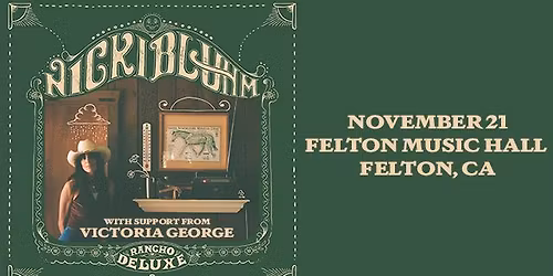 Felton Music Hall presents... Nicki Bluhm