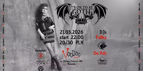 It's OK to be GOTH - vol. 23 \/\/ VooDoo Club \/\/ DJs: Fallka, De'Ath