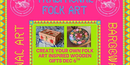Painting folk art wooden giftware