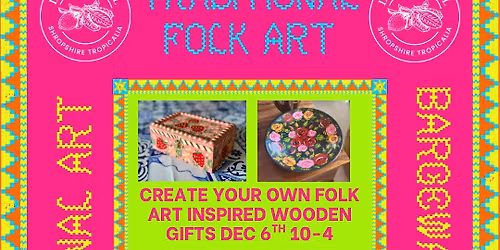 Painting folk art wooden giftware