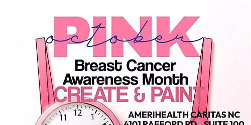 Breast Cancer Awareness Create & Paint FREE Event