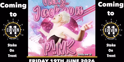 PINK ! with Vicky Jackson & her band live Eleven Stoke