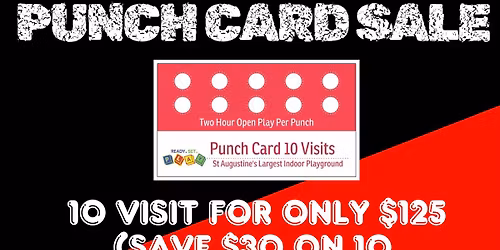 Black Friday Punch Card Sale: ONCE A YEAR!