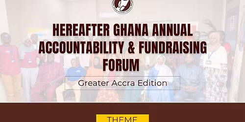 5TH ACCOUNTABILITY & FUNDRAISING FORUM 2025\u2063, ACCRA