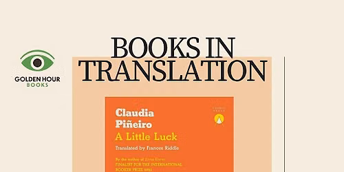 Books in Translation: OCTOBER