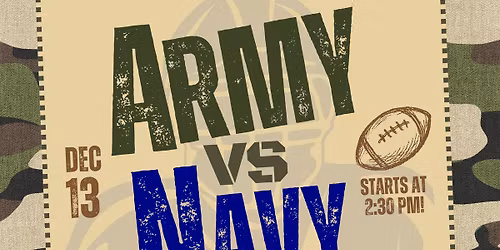 Army Navy Game watch party