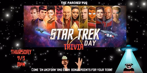 Star Trek Trivia at The Parched Pug