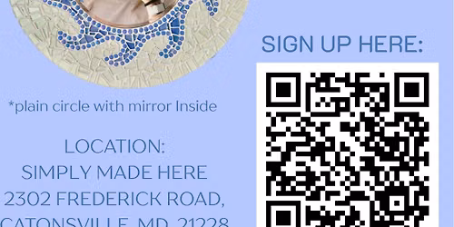 6\/18 Mosaic Mirror Workshop