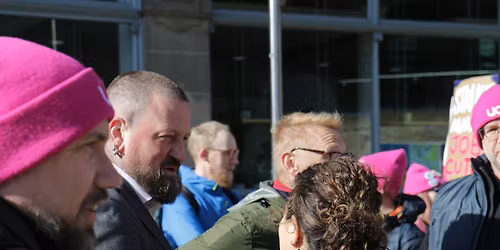 Young workers patrol