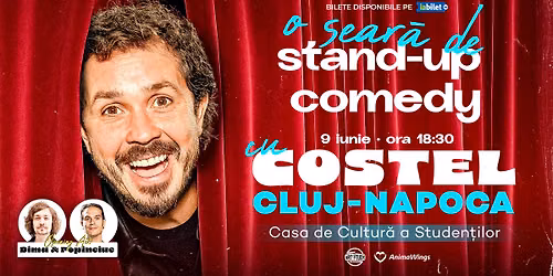 CLUJ-NAPOCA | O sear\u0103 de stand up comedy cu Costel | Comedy Show