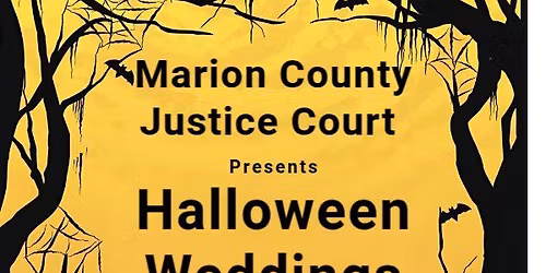 Halloween weddings at the Marion County Justice Court