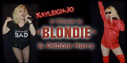 Kayleigh-Jo as "BLONDIE" at The Metropolitan Bar, Stafford