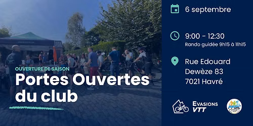 Portes Ouvertes du club + rando guid\u00e9e