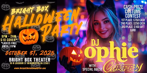 Bright Box Halloween Party ft. Dj Ophie + Special Guest Dj Curfew