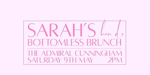 Sarah's Hen Do \ud83c\udf7e 