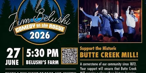 Jim Belushi Comedy on the Rogue 2026