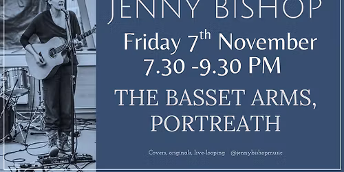 Jenny Bishop live at The Basset Arms, Portreath