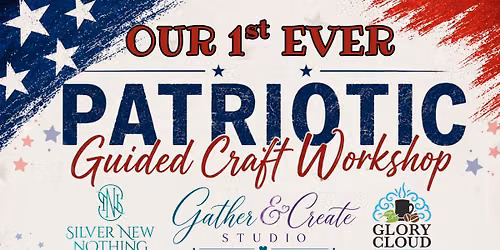 \u2615 Craft, Sip and Decorate- Patriotic Ribbon Decor