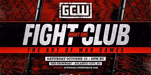 GCW Presents "The ART OF WAR GAMES" 2026