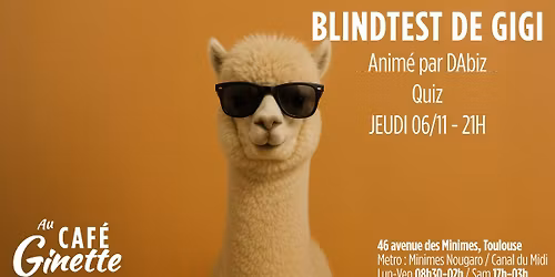 Blindtest de GiGi - Anim\u00e9 par DAbiz \ud83e\udd99