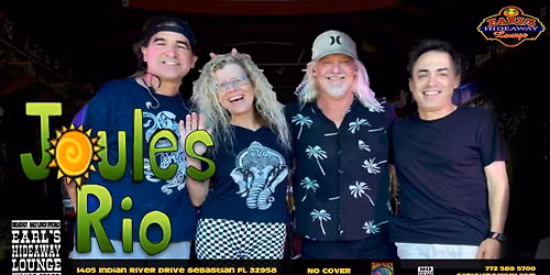 JOULES RIO - LIVE - SAT JAN 3, 2026 - 2PM - Earl's Hideaway, Sebastian, FL 32958