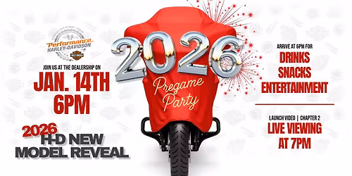 Model Year 2026 Reveal - PREGAME PARTY