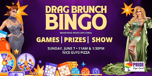 Drag Brunch Bingo at Nice Guys Pizza