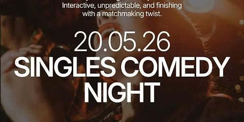 Wednesday | Singles Comedy Night | Komedia, Brighton