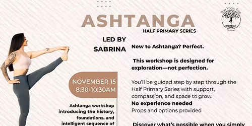 Ashtanga- Half Primary Series WS