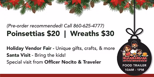 Day of Christmas Magic and Poinsettia Sale