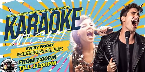 Friday Karaoke at Black Sheep American Pub