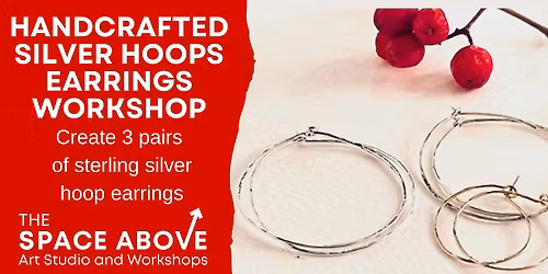 Handcrafted Sterling Silver Hoop Earrings