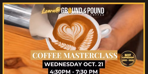 COFFEE MASTERCLASS WORKSHOP