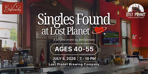 Singles Found at Lost Planet  (Ages 40-55)