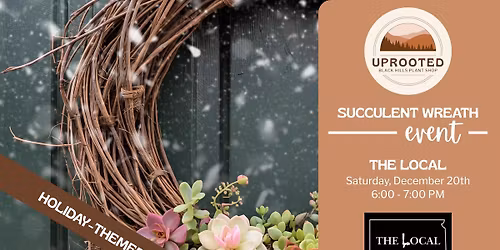 Succulent Wreath Workshop at The Local