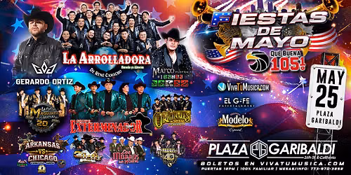 05.25.26 - Fiestas de Mayo - Plaza Garibaldi @ Chicago IL — Plaza Garibaldi