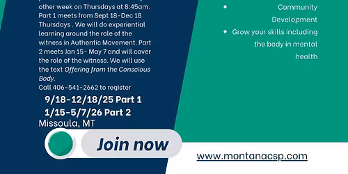 Authentic Movement Training