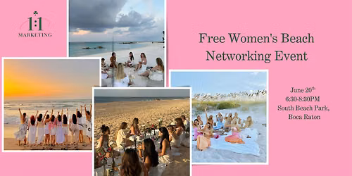 Sunset Social: Free Women's Beach Networking Event