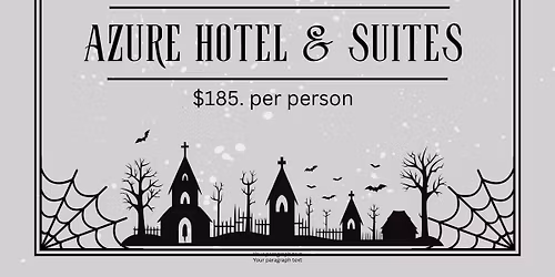 October 2026 "Spooky Stay, Craft & Shop"