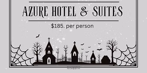 October 2026 "Spooky Stay, Craft & Shop"